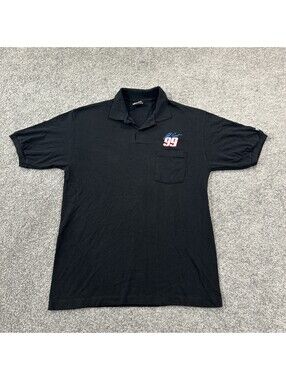 Jeff Burton #99 NASCAR Polo Shirt Roush Racing Anvil USA Men’s L Vintage